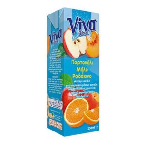 VIVA ΝΕΚΤΑΡ ΠΟΡΤΟΚΑΛΙ ΜΗΛΟ ΡΟΔΑΚΙΝΟ 250ML